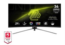 EX-DISPLAY: MSI Optix MAG 345CQR - 34" VA, 3440 x 1440 UWQHD, 180Hz, 1ms, AMD FreeSync Premium
