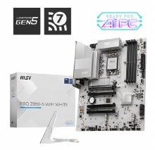 MSI PRO Z890-S WIFI WHITE INTEL CORE ULTRA ATX MOTHERBOARD LGA 1851