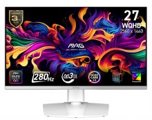 MSI MAG 272QPW QD OLED X28 - 26.5" QD-OLED, 2560 x 1440 WQHD, 280Hz, 0.03ms, Adaptive-Sync