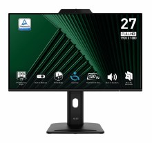 MSI PRO MP272PMG - 27" IPS 1920 x 1080 FHD, 120Hz, 1ms, Webcam