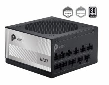 MSI PRO A850PL PCIE5 850W Up to 92% (80 Plus Platinum) ATX, FULL MODULAR