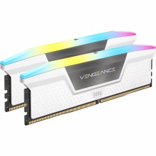 CORSAIR VENGEANCE 32GB (2*16GB) RGB DDR5 6400MHz WHITE - CMH32GX5M2B6400C36W CORSAIR VENGEANCE 32GB (2*16GB) RGB DDR5 6400MHz WHITE - CMH32GX5M2B6400C36W