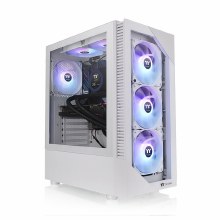 PRE-OWNED: White Mid Level Gaming PC - AMD Ryzen 7 5700X, RTX 3060 Ti 8GB, 32GB DDR4 RAM, 512GB NVMe SSD, Windows 11 Pro, 3 Month Warranty