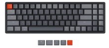 Keychron K14 Bluetooth Wireless Keyboard RGB Backlit Hot-Swappable Gateron Mechanical Aluminium Frame 70% Layout Keyboard (Brown Switch)