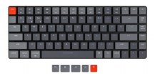 Keychron K3v2 Low-Profile Bluetooth Keyboard RGB Backlit Wireless/Wired Optical Hot-Swappable 84 Keys Ultra Slim Keyboard for Mac, Windows (Blue Switch)