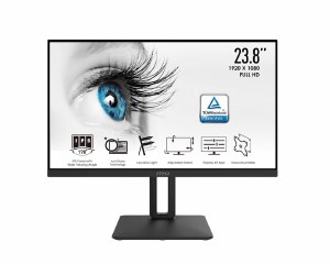 MSI PRO MP242P FHD 1920*1080 IPS Flat Screen Frameless Adjustable Stand Speakers MSI PRO MP242P FHD 1920*1080 IPS Flat Screen Frameless Adjustable Stand Speakers