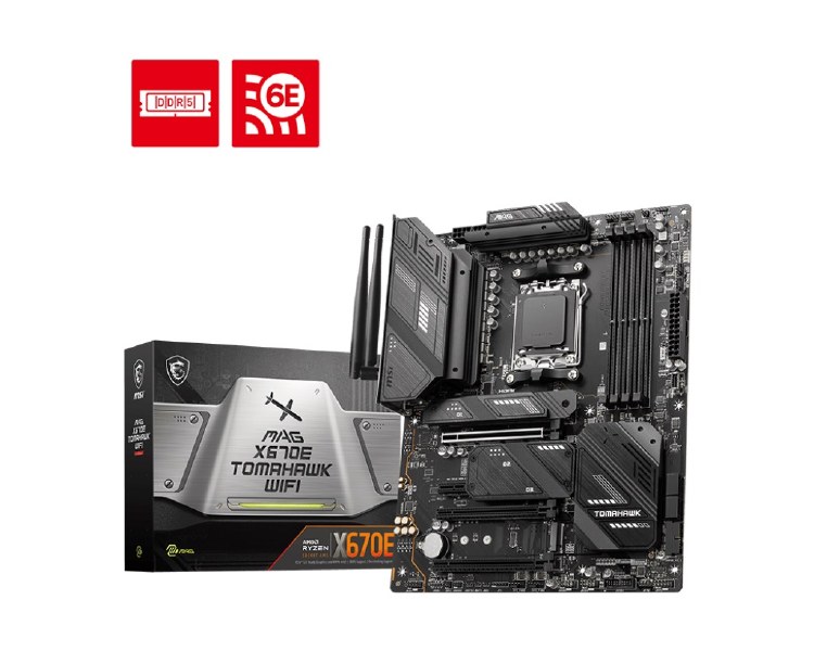 MSI MPG X670E TOMAHAWK WIFI AMD 7000 Series MOTHERBOARD