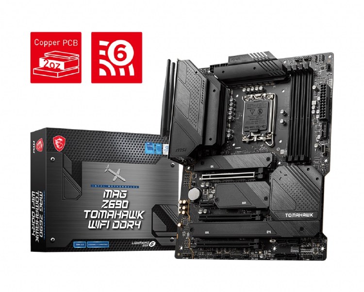 MSI MAG Z690 TOMAHAWK WIFI DDR4 INTEL 12TH GEN MOTHERBOARD