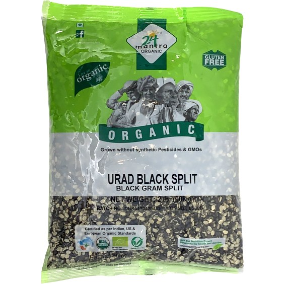 24 Mantra Organic Urad Split 2lb