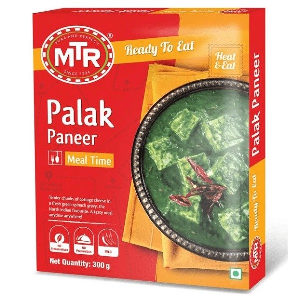 Mtr Palak Paneer 300 Gm