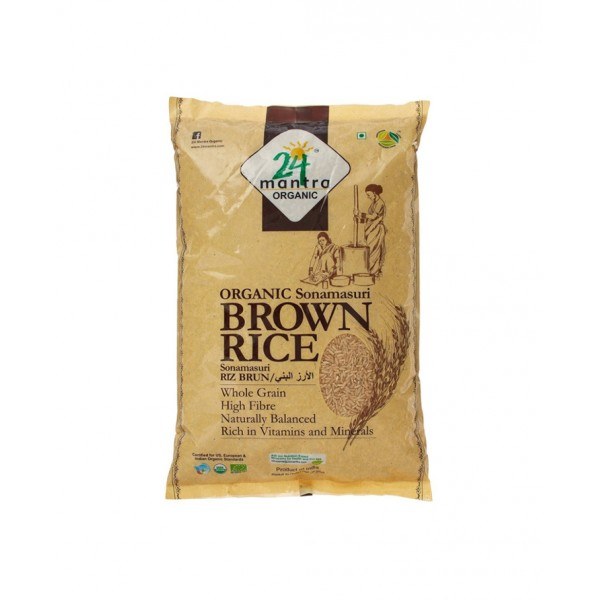 24 Mantra Organic Brown Sona Masoori 10lb