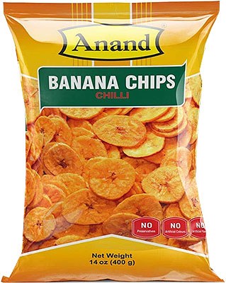 Anand Banana Chips Chilli 400gm