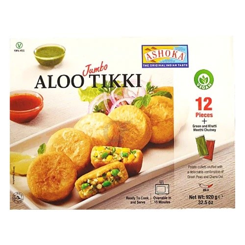 Ashoka Aloo Tikki (12ct) 920gm