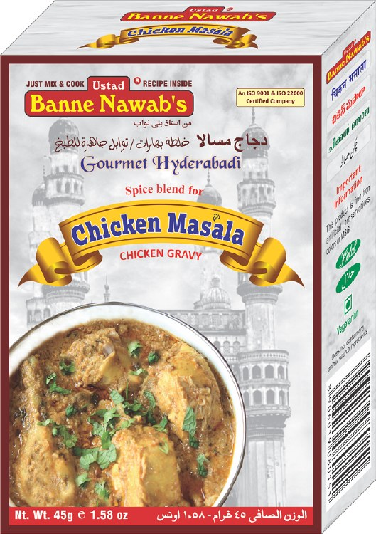 Banne Nawab Chicken Masala 45gm