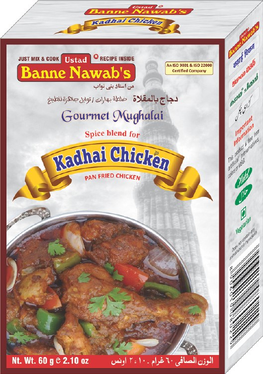 Banne Nawab Kadhai Chicken Masala 60gm