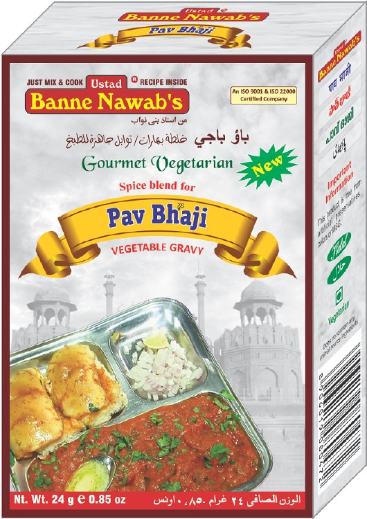 Banne Nawab Pav Bhaji Masala 24gm
