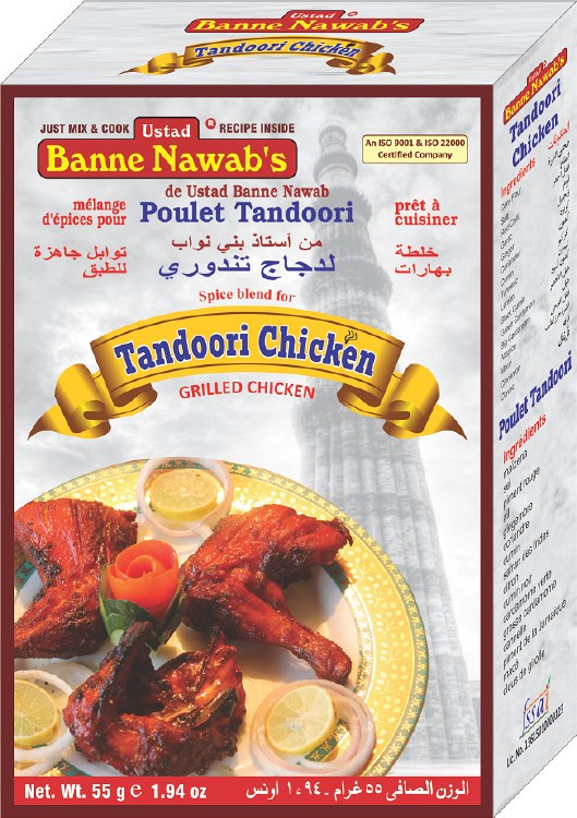 Banne Nawab Tandoori Chicken 55gm