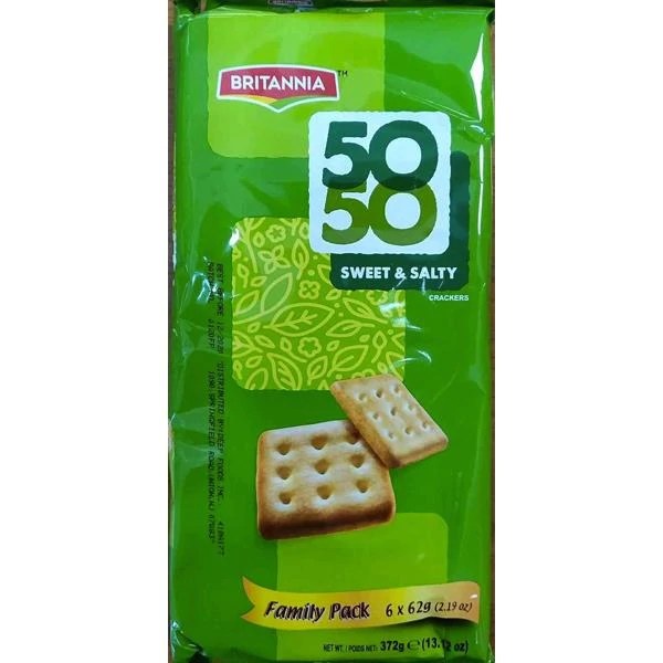 Britannia 50-50 Sweet &amp; Salty 372gm