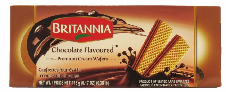 Britannia Cream Chocolate Wafers 175gm
