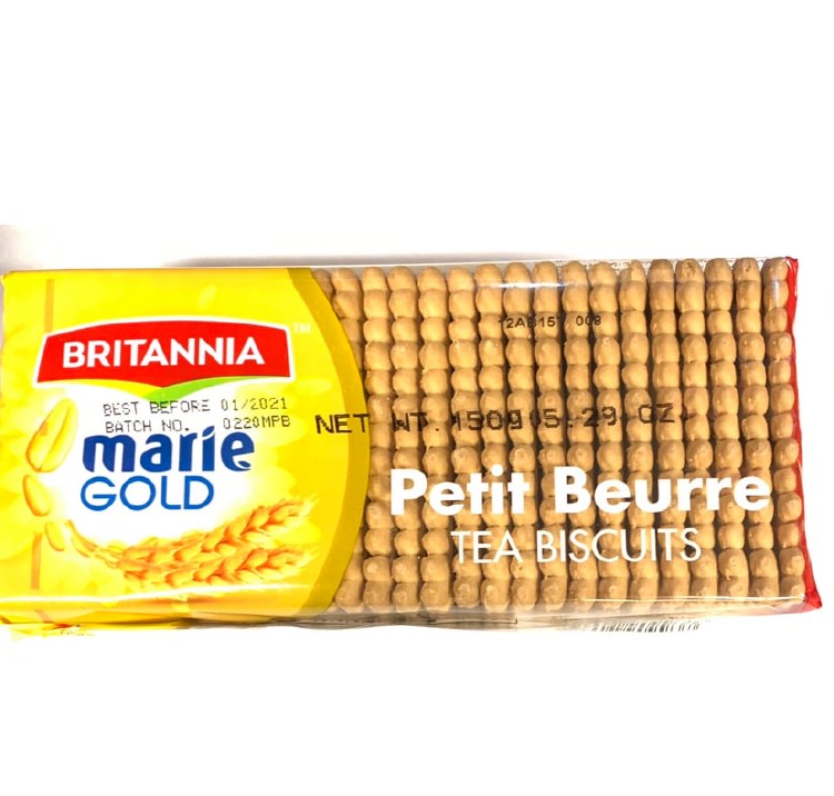 Britannia Petit Beurre Tea Biscuits 150gm