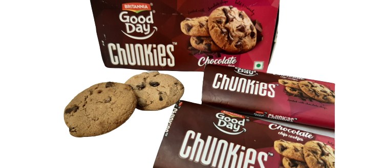 Britannia Soft Baked Double Chocolate Cookies 224gm