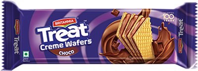 Britannia Treat Wafers Chocolate 150gm