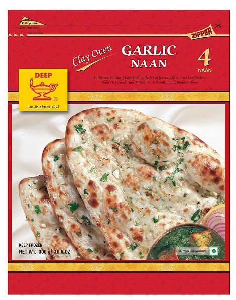Deep Garlic Naan 10.6oz