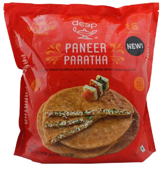 Deep Paneer Paratha Family Pack 3.24lb