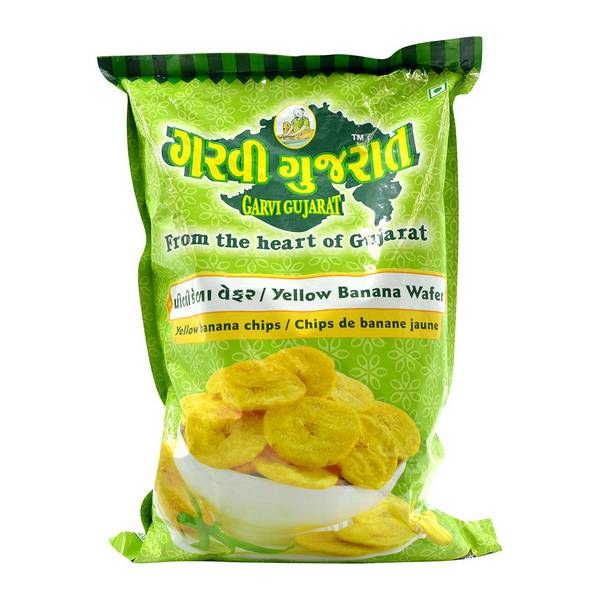 Garvi Gujarat Banana Wafer Yellow 2lb