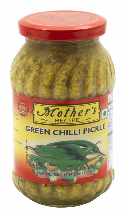 Mother's Green Chilli Pickle 500gm