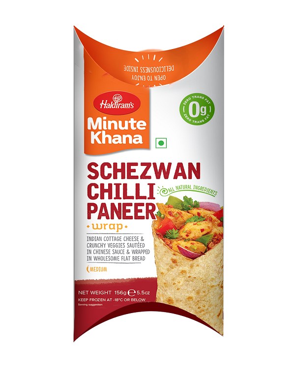 Haldiram Desi Wrap Schezwan Chilli Paneer 156GM