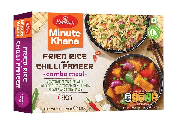 Haldiram Fried Rice with Chilli Paneer 280gm