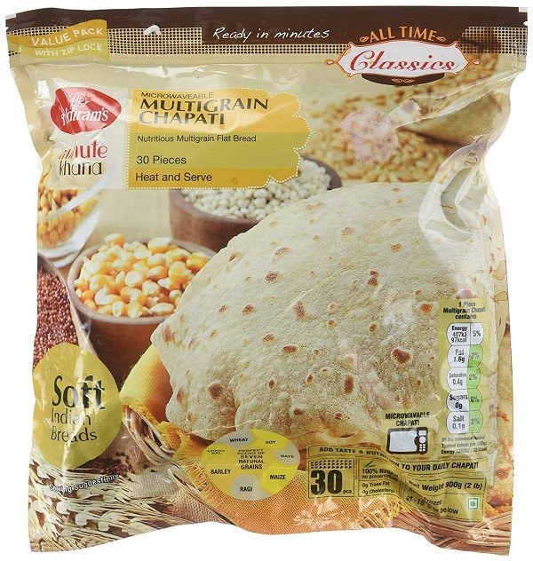 Haldiram Multigrain Chapati Family Pack 2lb