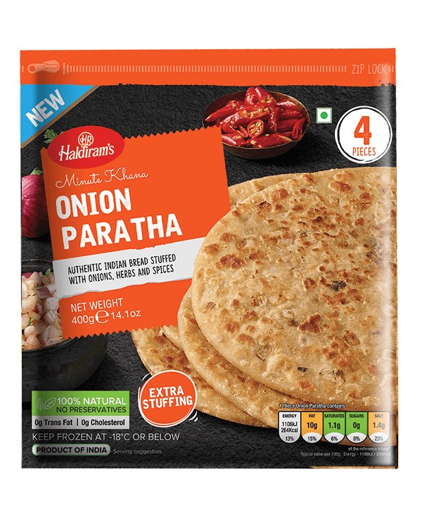 Haldiram Onion Paratha 400gm