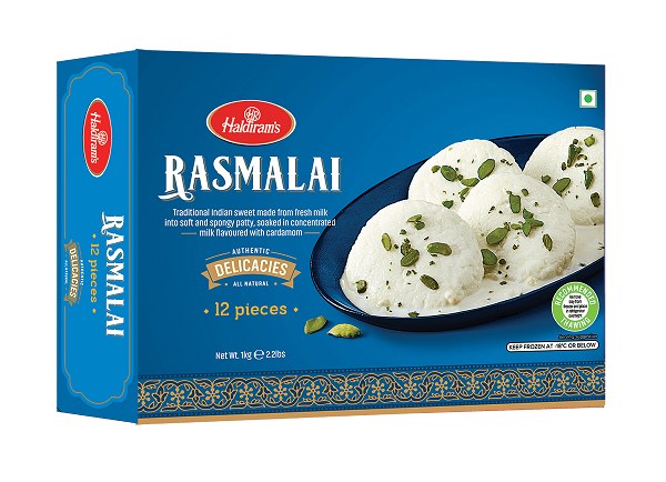 Haldiram Rasmalai (12ct) 1kg