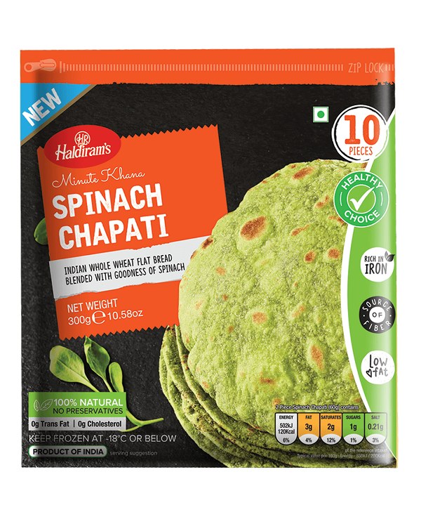 Haldiram Spinach Chapati 300gm