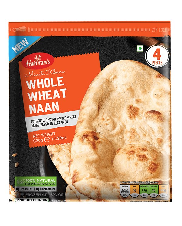 Haldiram Whole Wheat Naan 320gm
