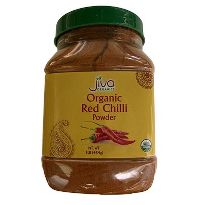 Jiva Organic Red Chilli Powder 1lb