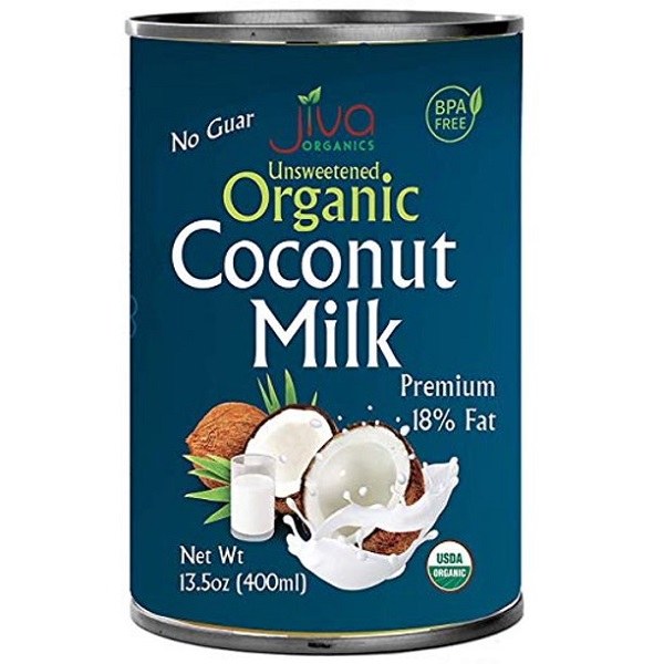 Jiva Organic Coconut Milk 18% Fat 14oz