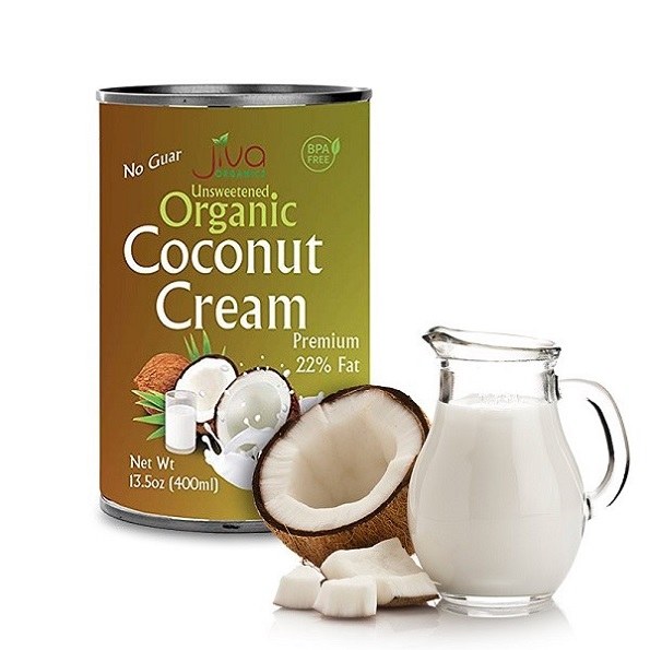 Jiva Organic Coconut Cream 22% Fat 14oz