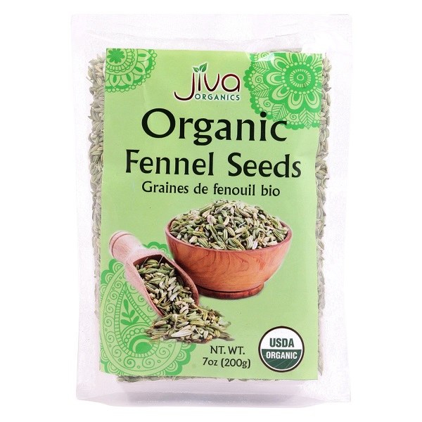 Jiva Organic Fennel Seed 7oz