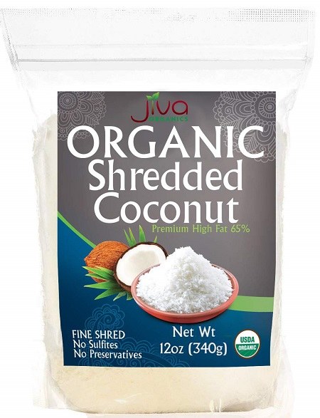 Jiva Organic Shreded Coconut Powder 340gm