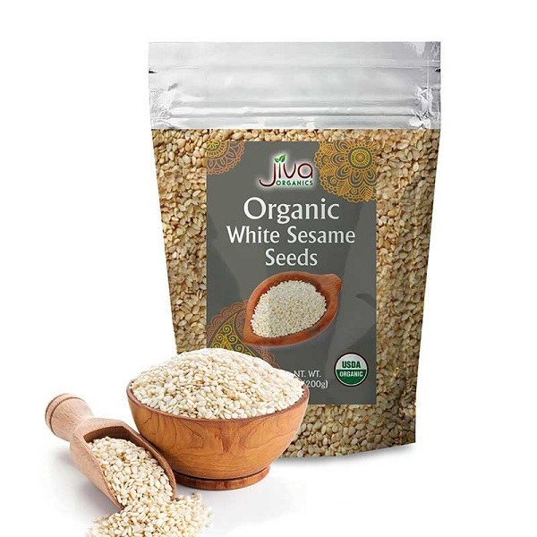 Jiva Organic White Sesame Seeds 200gm