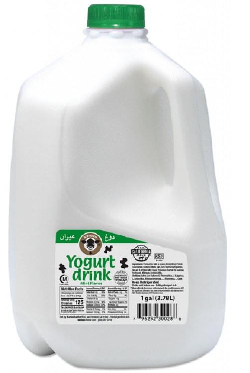 Karoun Yogurt Drink Mint Flavor 3.78ltr (1gal)