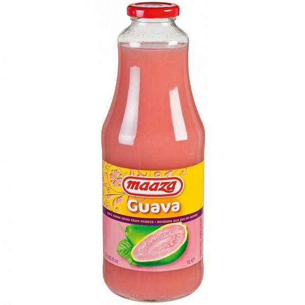 Maaza Guava Drink Glass Bottle 1ltr