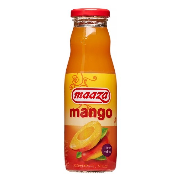 Maaza Mango Drink Glass Bottle 330ml