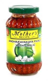 Mother's Avakaya Andhra Pickle with Garlic 300gm