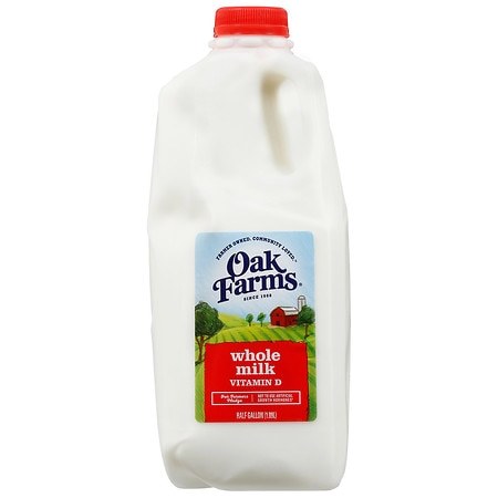 Oak Farm Whole Milk 1.89ltr (0.5gal)