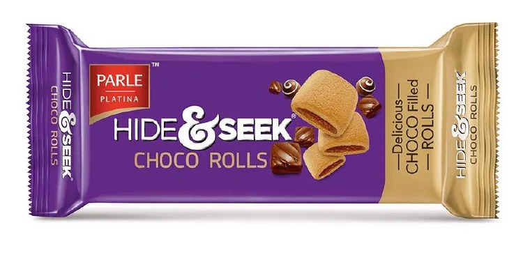 Parle Hide &amp; Seek Choco Rolls 125gm