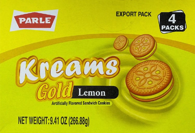 Parle Kreams Lemon 4 pack 266.88gm